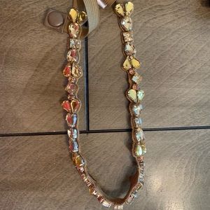 Anthropologie Gold jeweled belt size S